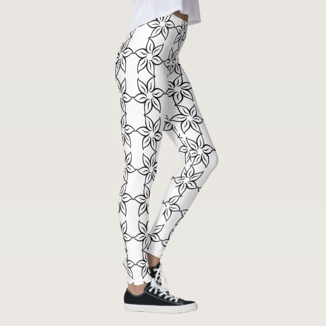 Modern Flowery Leggings (Right)