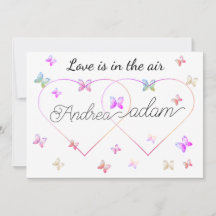 modern flying butterflies heart