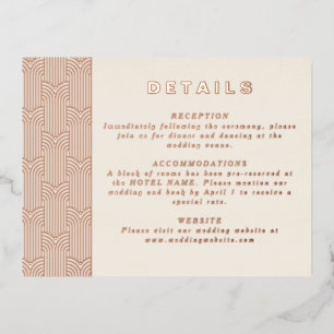 Modern Foil Detail Card