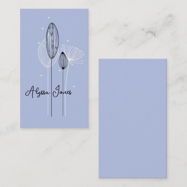 Modern Foliage Business Card (Front/Back)