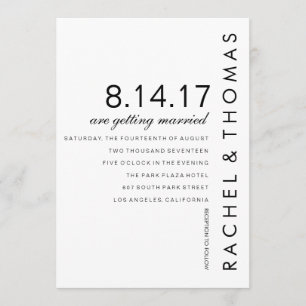 Modern Folio Wedding Invitation