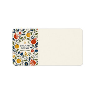 Modern Folk Art Shana Tovah Botanical Label