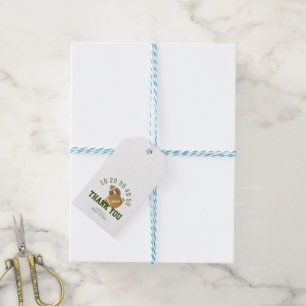 Modern Football Field Gift Tags