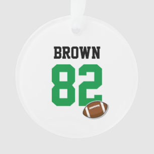 Modern Football Sports NAME Team Colours NUMBER Ornament