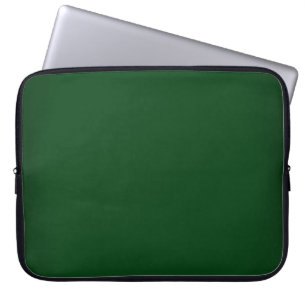 Modern Forest Green Customisable 15 Inch Laptop Sleeve