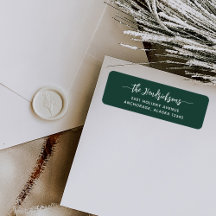 Modern Forest Green | Family Christmas