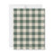 Modern Forest Green Plaid Rustic Photo Christmas