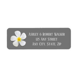Modern Formal Classic, White on Gray, Wedding