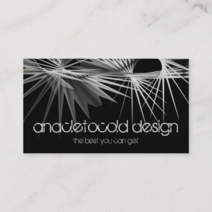 modern fractal star bussiness card
