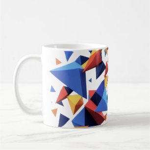 Modern Fragment Grid Coffee Mug