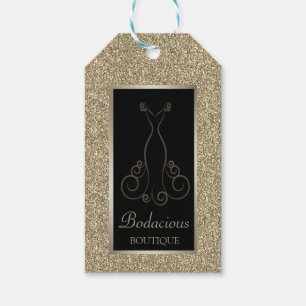 Modern Frame,Gold Glitter ,Dress Price Tags