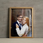 Modern Framed Monogram Foil Prints<br><div class="desc">Simple and chic monogram design.</div>