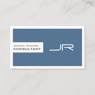 Modern framed space with logo and QR code Business Card