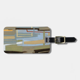 Modern Free Expression Painting by Norman Wyatt Luggage Tag