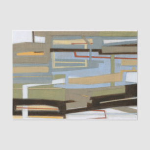 Modern Free Expression Painting by Norman Wyatt Tissue Paper