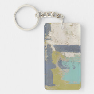Modern Free Expression Painting Key Ring