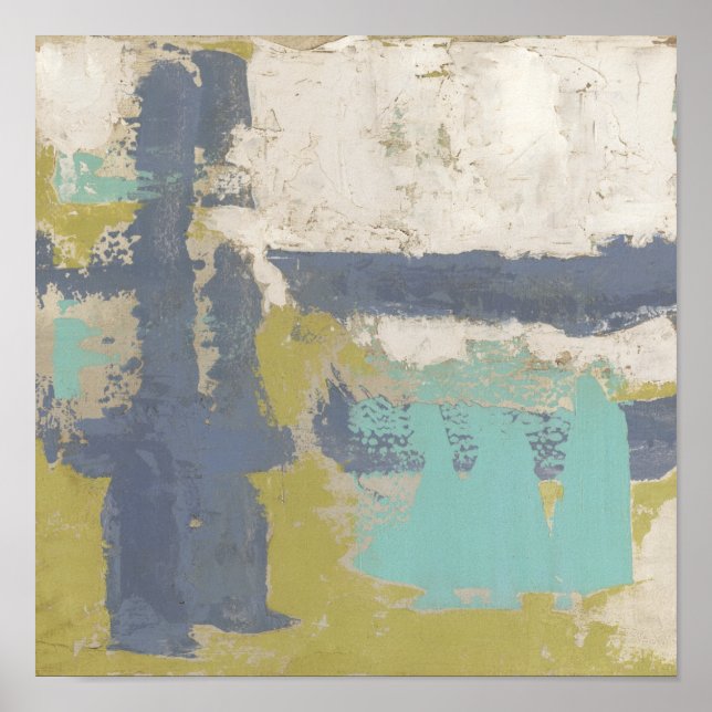 Modern Free Expression Painting Poster (Front)