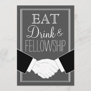 Modern Freemason Dinner Invitation, Custom Masonic Invitation