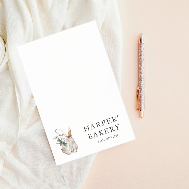 Modern Fresh Bakery Professional Logo  Business  Post-it Notes (Creator Uploaded)