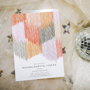 Modern Fringe Bachelorette Party Invitation