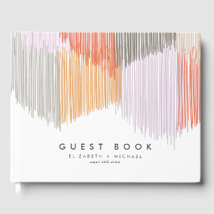Modern Fringe Wedding Guest Book