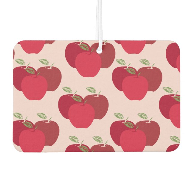 Modern Fruit-Inspired Apple Car Air Freshener (Front)