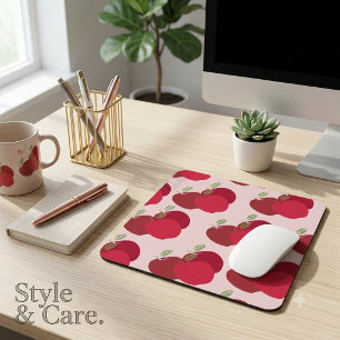 Modern Fruit-Inspired Apple Mouse Mat