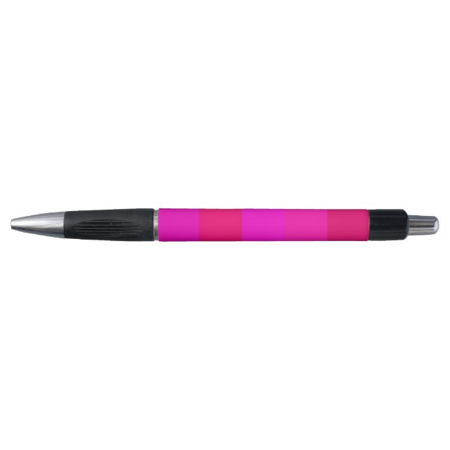 Modern Fuchsia, Raspberry Red, Deep Pink Stripes (Front)