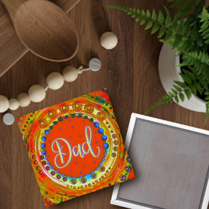 Modern Fun Abstract Dad Inspirivity Magnet