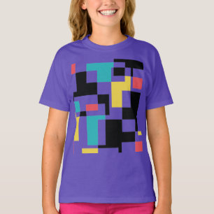 Modern, fun, colourful geometric graphic design T-Shirt