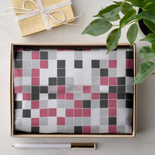 Modern Fun Magenta Geometric Tissue Paper