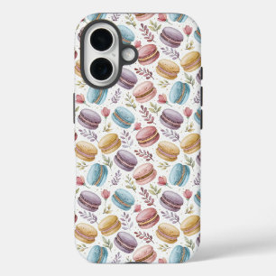 Modern Fun Sweet Macaroons iPhone 16 Case