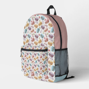Modern Fun Sweet Macaroons Printed Backpack