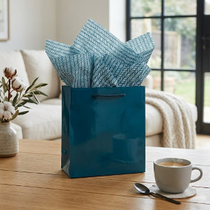 Modern Fun Zigzag Stripes Art Pattern Tissue Paper