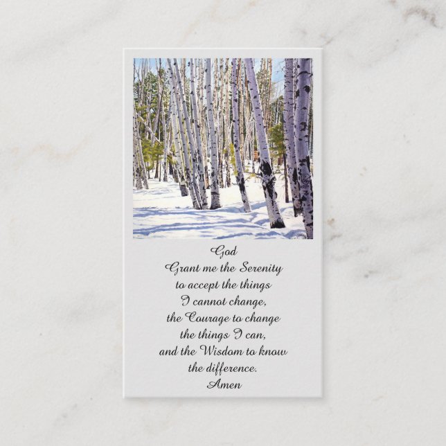 Modern Funeral Memorial Service Card (Front)