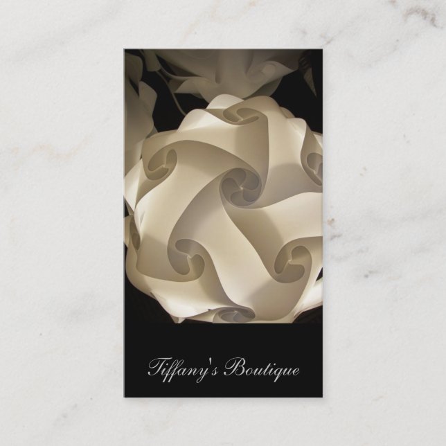 modern funky abstract Geometric pattern Business Card (Front)