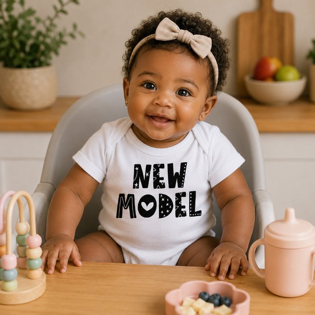 Modern Funny Cute Witty New Model Second  Baby Bodysuit (Creator Uploaded)