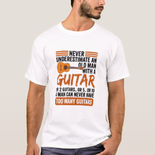Modern Funny Guitarist T-Shirt, Guitar Player T-Shirt