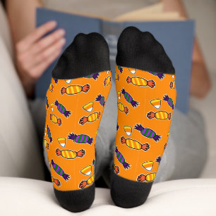 Modern Funny Halloween Candy Socks