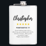 Modern Funny Husband Gift Hip Flask<br><div class="desc">Modern Funny Husband Gift Flask</div>