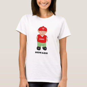 Modern funny jabbed cartoon T-Shirt