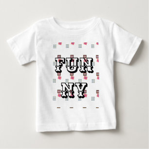 MODERN FUNNY KID'S BLACK BABY T-Shirt