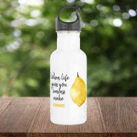 Modern Funny Lemon Yellow Quote