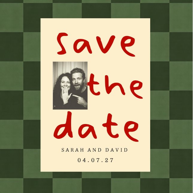 Modern Funny Minimal Photo Invitation (Creator Uploaded)