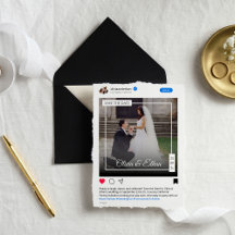 Modern Funny Social Media Wedding