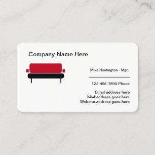 Modern Furniture Theme Business Card