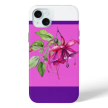 Modern Fuschia Purple iPhone 15 Plus Case