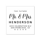 Modern Future Mr & Mrs Script Return Address
