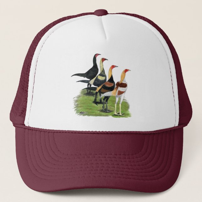 Modern Game Quartet Trucker Hat (Front)