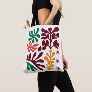 Modern Garden – Matisse-Inspired Botanical Tote Bag